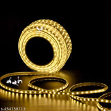3 Meter LED Strip Lights (Warm White) – Waterproof Flexible Rope Light | Energy Saving LED for Room, False Ceiling, Diwali & Home Decoration