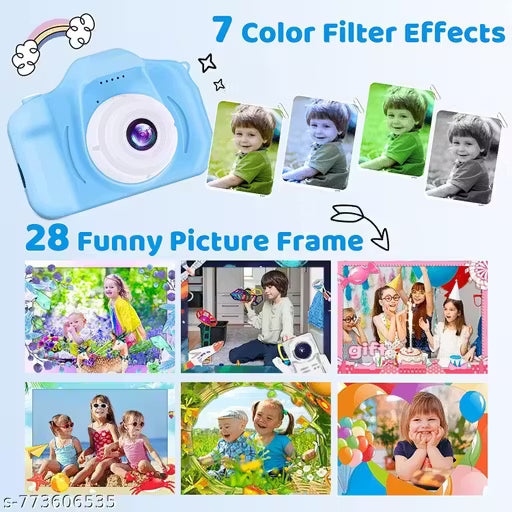 Kids Digital Camera 20MP 1080P – Fun HD Video Camera for Boys & Girls (Age 4–12) | Multicolor Toy Camera for Birthday & Christmas Gifts