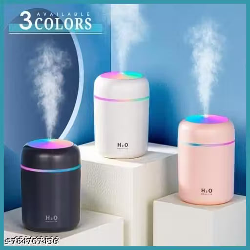 Ultrasonic Aroma Diffuser & Humidifier – Cool Mist Air Freshener with LED Lights | Silent Operation for Home, Office, Bedroom & Car