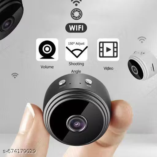 Spy Mini WiFi Camera 1080P HD – Wireless Hidden Security Cam with 120° Wide Angle | Portable Battery Powered Surveillance Camera for Home & Office