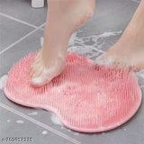 Silicone Foot Scrubber Mat for Shower – Deep Cleaning, Massage & Dead Skin Removal | Anti-Slip Foot Cleaner with Suction Cups