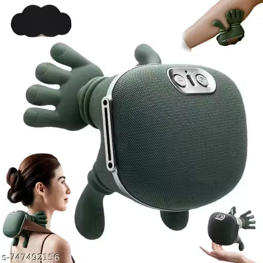 360° Neck & Shoulder Massager – Deep Tissue Shiatsu Massage Pillow with Heat | Pain Relief for Neck, Back & Shoulders | Portable Electric Relaxation Device