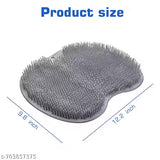 Silicone Foot Scrubber Mat for Shower – Deep Cleaning, Massage & Dead Skin Removal | Anti-Slip Foot Cleaner with Suction Cups