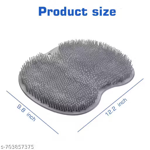 Silicone Foot Scrubber Mat for Shower – Deep Cleaning, Massage & Dead Skin Removal | Anti-Slip Foot Cleaner with Suction Cups