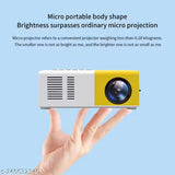 Mini Portable Projector – HD LED Pocket Projector for Home Theater, Movies & Gaming | Compact Multimedia Projector for Mobile & Laptop