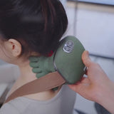 360° Neck & Shoulder Massager – Deep Tissue Shiatsu Massage Pillow with Heat | Pain Relief for Neck, Back & Shoulders | Portable Electric Relaxation Device
