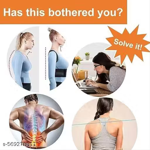 Posture Corrector Belt for Men & Women – Adjustable Back & Shoulder Support Brace for Pain Relief, Spine Alignment & Daily Use