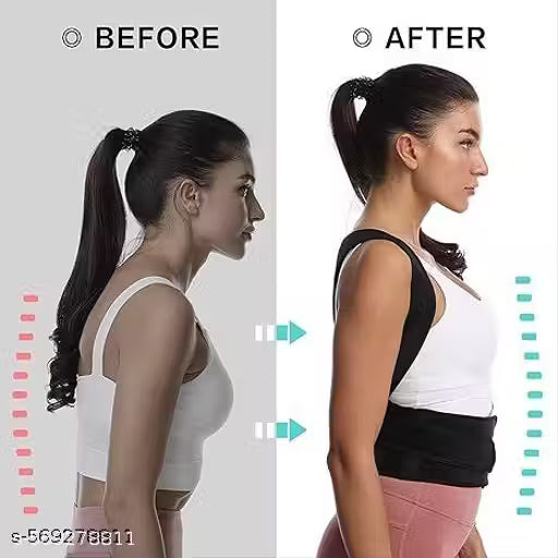 Posture Corrector Belt for Men & Women – Adjustable Back & Shoulder Support Brace for Pain Relief, Spine Alignment & Daily Use
